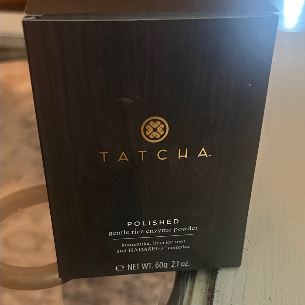 Tatcha Polished Enzyme Powder in Black Box